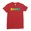 bazinga periodic table funny funny birthday present gift Ladies Fitted T-Shirt