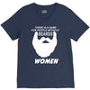 people without beard V-Neck Tee