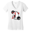 ghost of sparta Women's V-Neck T-Shirt