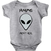 humans aren't real Baby Onesie