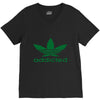 addicted ~ mens funny V-Neck Tee