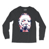 michael myers floral mask Long Sleeve Shirts