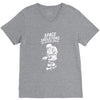space skeletons in outer space V-Neck Tee