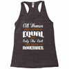 all women are created equal but only the best are born in november Racerback Tank