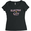 electro city Women's Triblend Scoop T-shirt