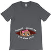 June Peeking Out Baby Girl T-Shirt