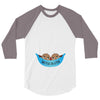 Two Peas In a Pod Twin Chocolate Baby Boys 3/4 Sleeve Shirt