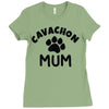 cavachon mum Ladies Fitted T-Shirt