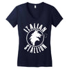 italian stallion 2 Women's V-Neck T-Shirt