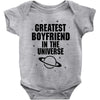 Greatest Boyfriend In The Universe Baby Onesie