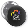 spell on you white letter Pin-back button