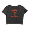 halloween happy hallowine Crop Top