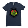 cannabis Ladies Fitted T-Shirt
