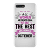 all women created equal but the best born in October iPhone 7 Plus Case