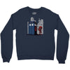 defacing the phonebox hoody Crewneck Sweatshirt