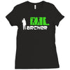 archer cartoon Ladies Fitted T-Shirt