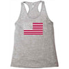 usa flag navy american Racerback Tank