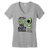 guac you out Women's V-Neck T-Shirt
