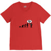 stop following me monkey V-Neck Tee