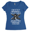 funny rude fart ninja ideal birthday gift or present Women's Triblend Scoop T-shirt