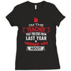 funny teacher Ladies Fitted T-Shirt