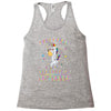 Unicorns are born in October Racerback Tank