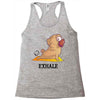 yoga pug exhale Racerback Tank