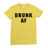 drunk af Ladies Fitted T-Shirt