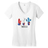 4th of July Women's V-Neck T-Shirt
