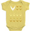 Maverick Pinstripe Lines Baby Onesie