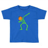 pumpkin skeleton dabbing Toddler T-shirt