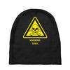 toxic hazard laboratory poison substance warning Baby Beanies