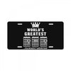 F Chord Dad Funny Guitar License Plate