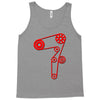 strap of the distribution of the engine Tank Top