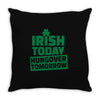 hungover tomorrow best trending Throw Pillow