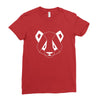 Geometric Panda Ladies Fitted T-Shirt