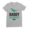 Daddysaurus Ladies Fitted T-Shirt