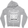 vintage made in 1987 perfectly aged a living legend Zipper Hoodie