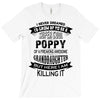 Super Cool Poppy Of A Freaking Awesome Granddaughter T-Shirt