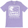 partly cloudy 100% getting wasted gift drugs drinking pissed bong fuun T-Shirt