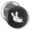 gym rabbit Pin-back button