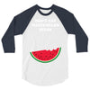 Don't Eat Watermelon Seeds 3/4 Sleeve Shirt
