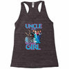 uncle of the birthday girl Racerback Tank