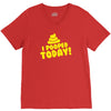 I Pooped Today V-Neck Tee