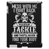 dont mess with my tackle iPad 3 and 4 Case