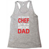 awesome chef dad Racerback Tank