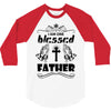 I Am One Blessed Father 3/4 Sleeve Shirt