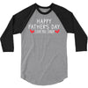 Happy Father's Day I Love Daddy Onesie-Father's Day 3/4 Sleeve Shirt