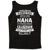 Super Cool Nana Of A Freaking Awesome Grandson Tank Top