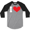 i heart customize it 3/4 Sleeve Shirt